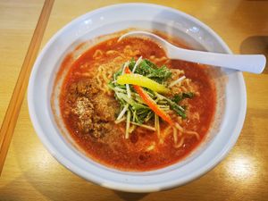 Tomato noodles at Fuku Noki in Sapporo