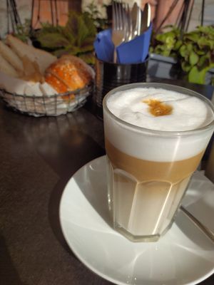 Milchkaffee at Klatka B in Gdansk