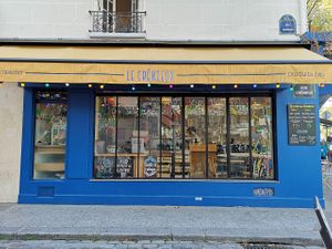 outside at Le Crémieux in Paris