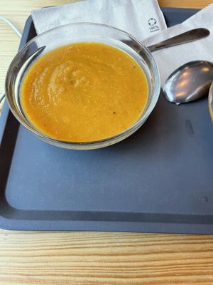 😍 tasty soup! With carrots, celery and turnip.   at Le Crémieux in Paris