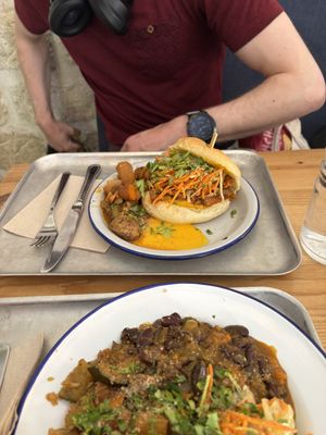 Soy protein bao   at Le Crémieux in Paris