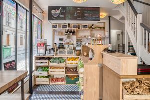 we cook fresh vegetables everyday! at Le Crémieux in Paris