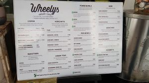 Menu at Cafe Honest in Makati