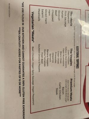  at Jim's Razorback Pizza in Fort Smith