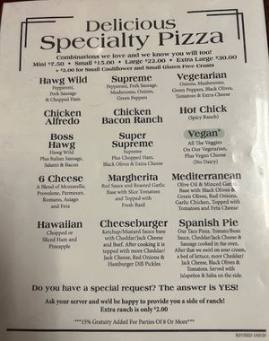   at Jim's Razorback Pizza in Fort Smith