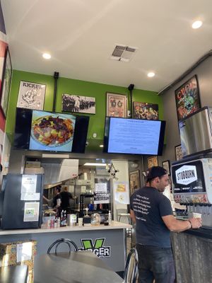   at VBurger in Long Beach