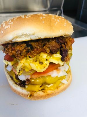 Worked with chilli and macncheese at VBurger in Long Beach