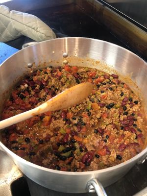 Chilli at VBurger in Long Beach