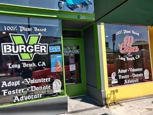 Looking forward to crepes opening! at VBurger in Long Beach