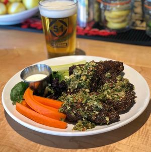 Seitan Wings w/ Chimichurri and Vegan Ranch   at 51 North Taproom in Nashville