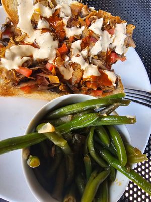 Spicy green beans at 51 North Taproom in Nashville