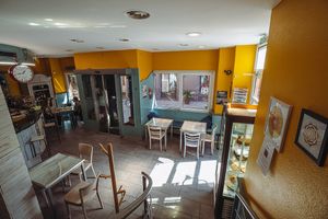 Il piano inferiore scendendo dalle scale at Bianconiglio Bistrot in Bellinzona