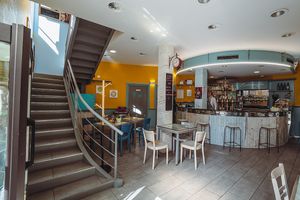 Il Piano inferiore e il suo bar at Bianconiglio Bistrot in Bellinzona