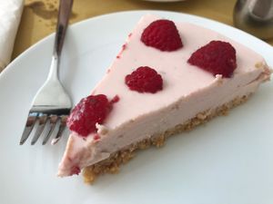 Delicious dessert at Bianconiglio Bistrot in Bellinzona