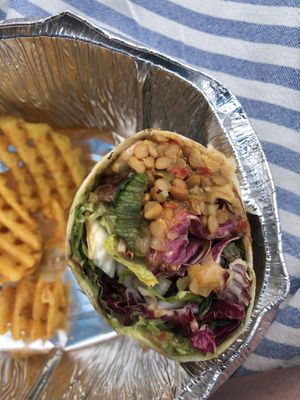 Lentil Burrito at Cosechas in Tenerife