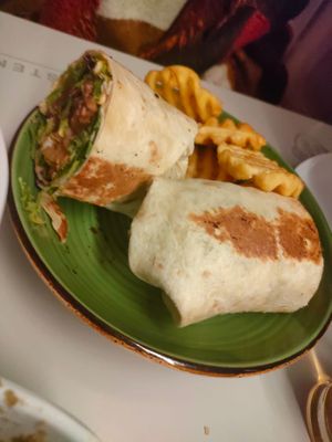 Burrito beyond meat at Cosechas in Tenerife