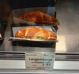 vegan sandwich at Biomare - Plagwitz in Leipzig