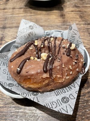Hazelnut praline ring   at Tantrum Doughnuts in Glasgow