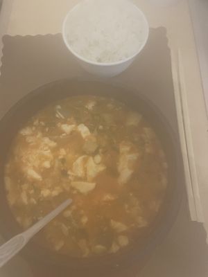 Soup  at Cana Korean Restaurant in Chicopee