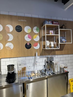 Vegan options   at Mú Gelato Italiano in Lisbon