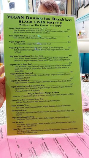 Menu page 2 at Hartland Diner  in Hartland