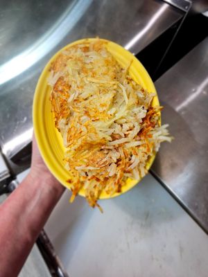 Hash Browns at Hartland Diner  in Hartland