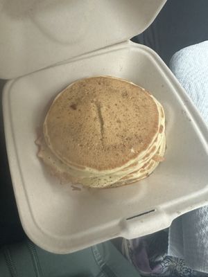 Vegan pancakes part of vegan get er done  at Hartland Diner  in Hartland