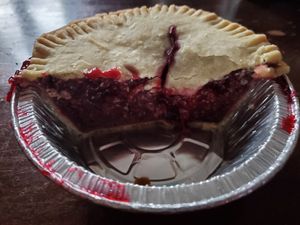 Raspberry pie! at Hartland Diner  in Hartland