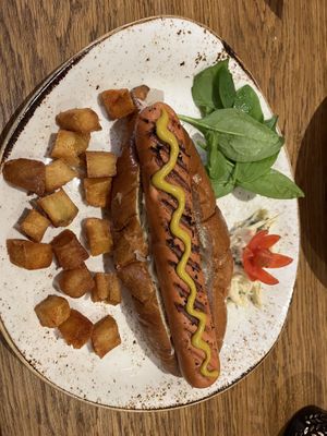 Giant Bratwurst  at The Greenhouse in Fleet