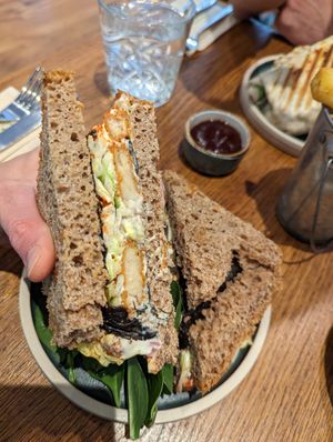 Fishless sticks sandwich at The Greenhouse in Fleet