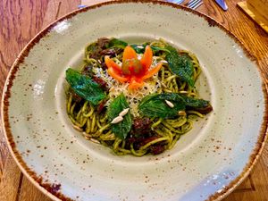 Spaghetti pesto special   at The Greenhouse in Fleet
