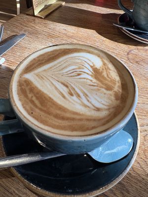 Pistachio latte  at The Greenhouse in Fleet