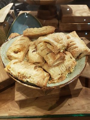 Vegan sausage rolls at The Greenhouse in Fleet