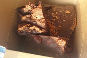 Brownie, Rocky Road and Biscoff torte. at The Greenhouse in Fleet