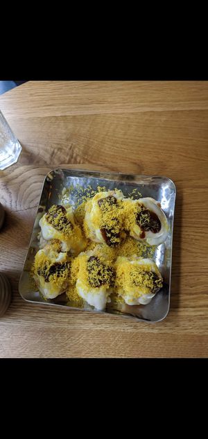 Vegan chaat bombs at Curry Leaf Cafe - South Lanes in Brighton