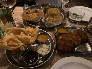 Our order   at Curry Leaf Cafe - South Lanes in Brighton