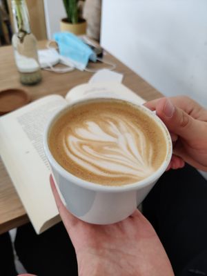 Latte at Plant Base in Berlin