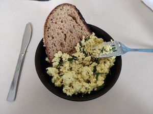 Scrambled "egg" at Plant Base in Berlin