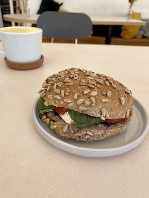 Caprese Sandwich   at Plant Base in Berlin