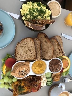 Plate for two…it’s huge   at Plant Base in Berlin