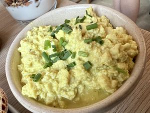 scrambeled 'egg'  at Plant Base in Berlin