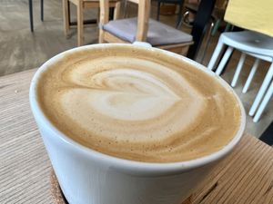 latté (oat)  at Plant Base in Berlin