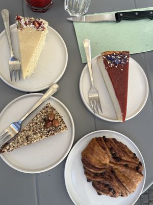 Selection of most desserts !  at Plant Base in Berlin