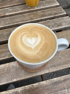 Latte💗 at Plant Base in Berlin