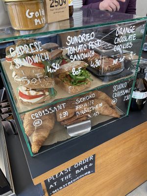 Sweet and savoury options  at Plant Base in Berlin