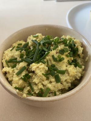 Small tofu scramble  at Plant Base in Berlin