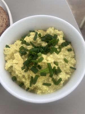 Tofu scramble   at Plant Base in Berlin