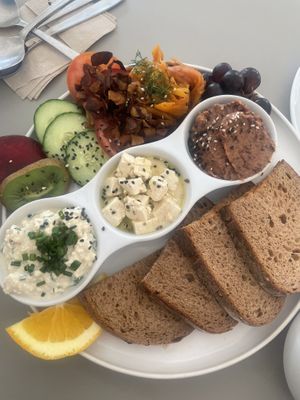 Breakfast plate   at Plant Base in Berlin