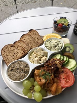 breakfast plate for one   at Plant Base in Berlin