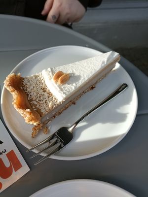Banoffee cake at Plant Base in Berlin